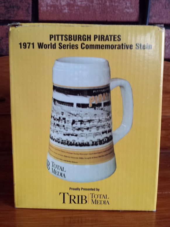 Pirates 1971 commemorative ceramic stein 