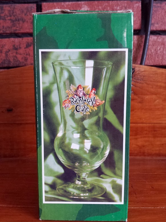 Rain Forest Cafe hurricane glass
